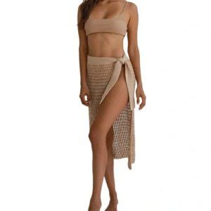 Flook The Label Riley Wrap Skirt Coverup